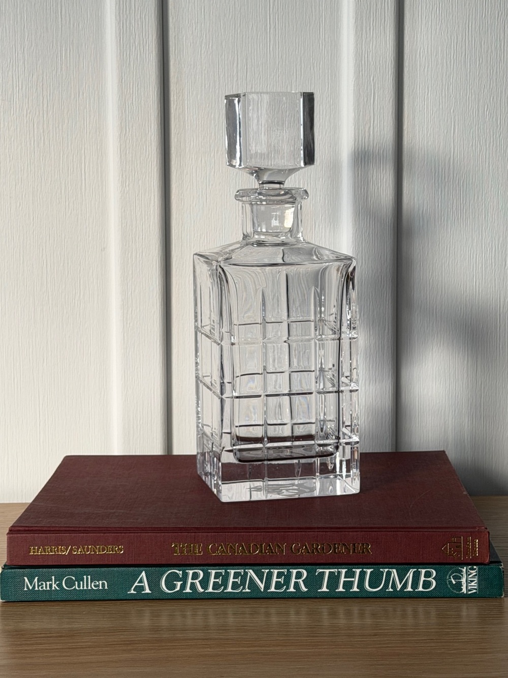 Waterford Clear Crystal Square Cut Decanter